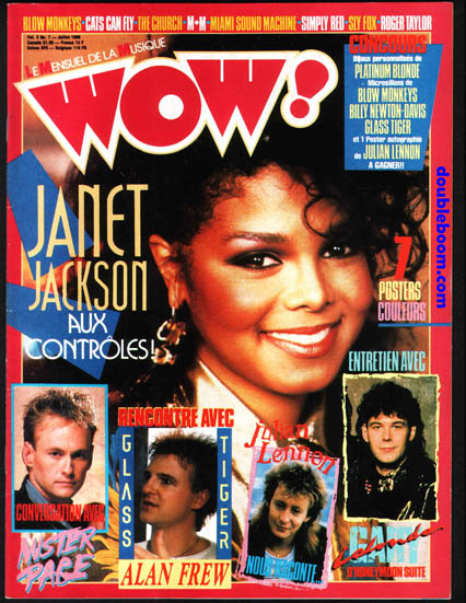 WOW Juillet 1986 - Janet Jackson